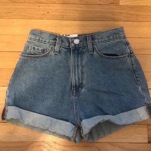 Urban outfitters high rise mom shorts